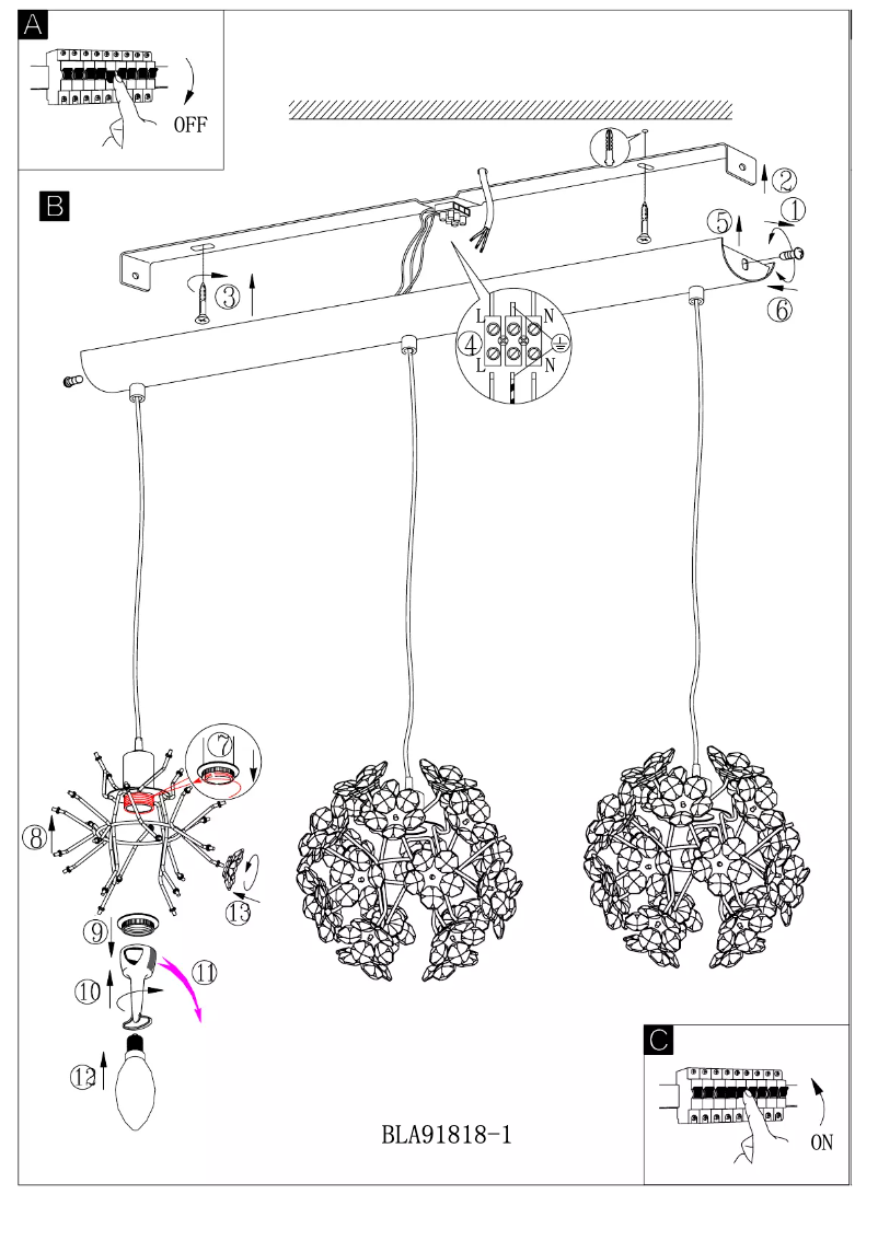 Imagen de la primera página del manual del dispositivo Fenari