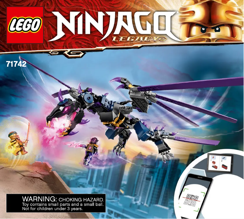 Imagen de la primera página del manual del dispositivo Ninjago 71742