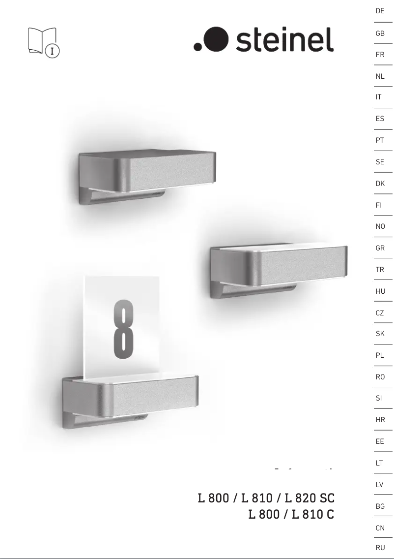 Imagen de la primera página del manual del dispositivo L 810 S