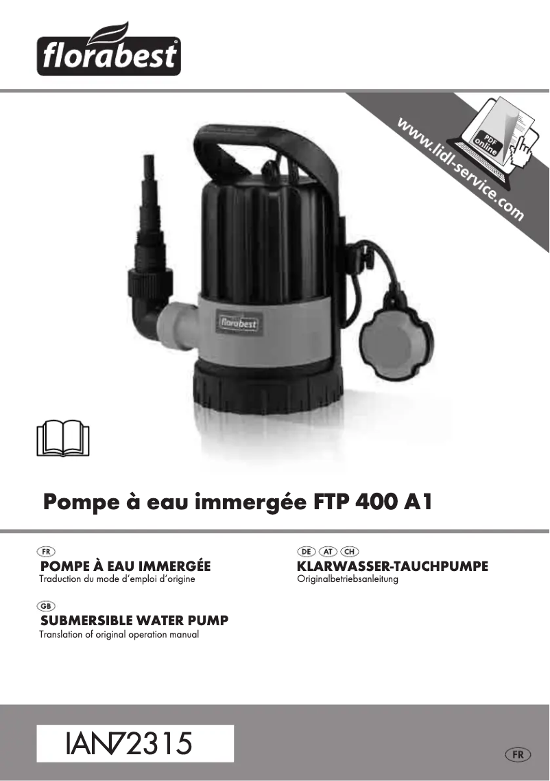 Página 1 del manual Manual de usuario Florabest FTP 400 A1