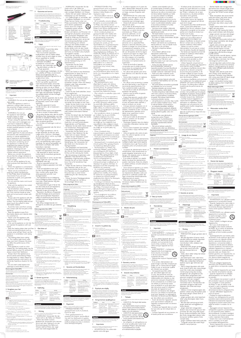 Página 1 del manual Manual de usuario Philips Mini HP8644