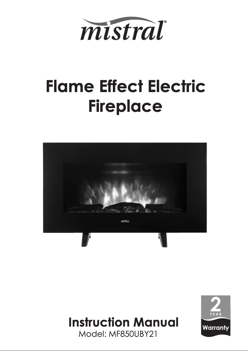 Página nº 1 - Manual de usuario Mistral MF850UBY21