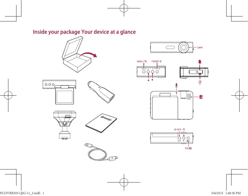 Imagen de la primera página del manual del dispositivo RoadRunner 506