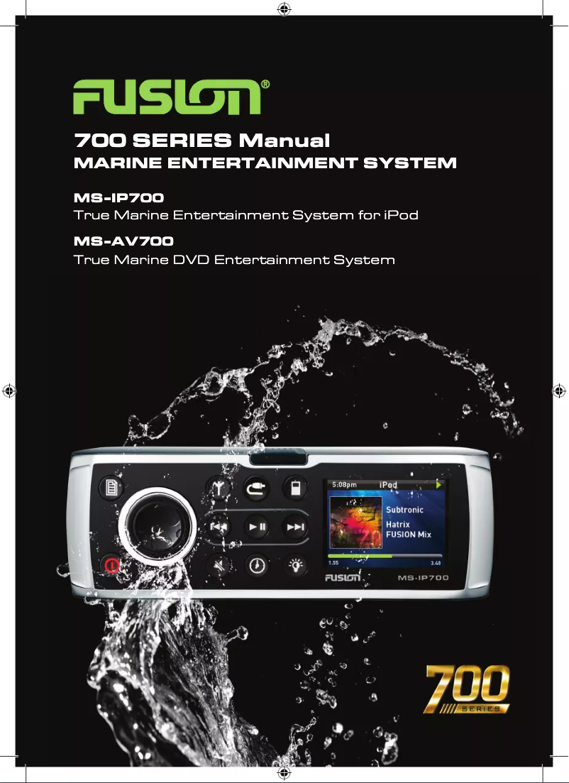 Página 1 del manual Manual de usuario Fusion MS-IP700