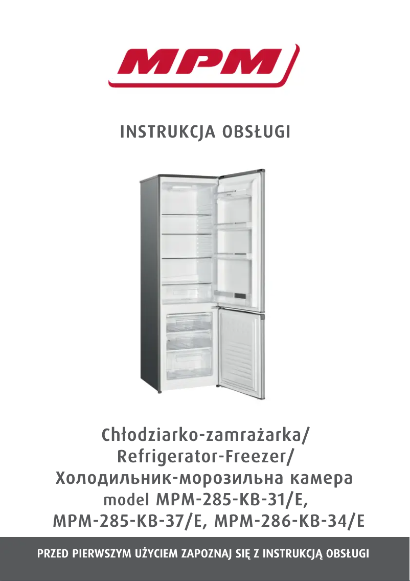 Imagen de la primera página del manual del dispositivo MPM-285-KB-31/E