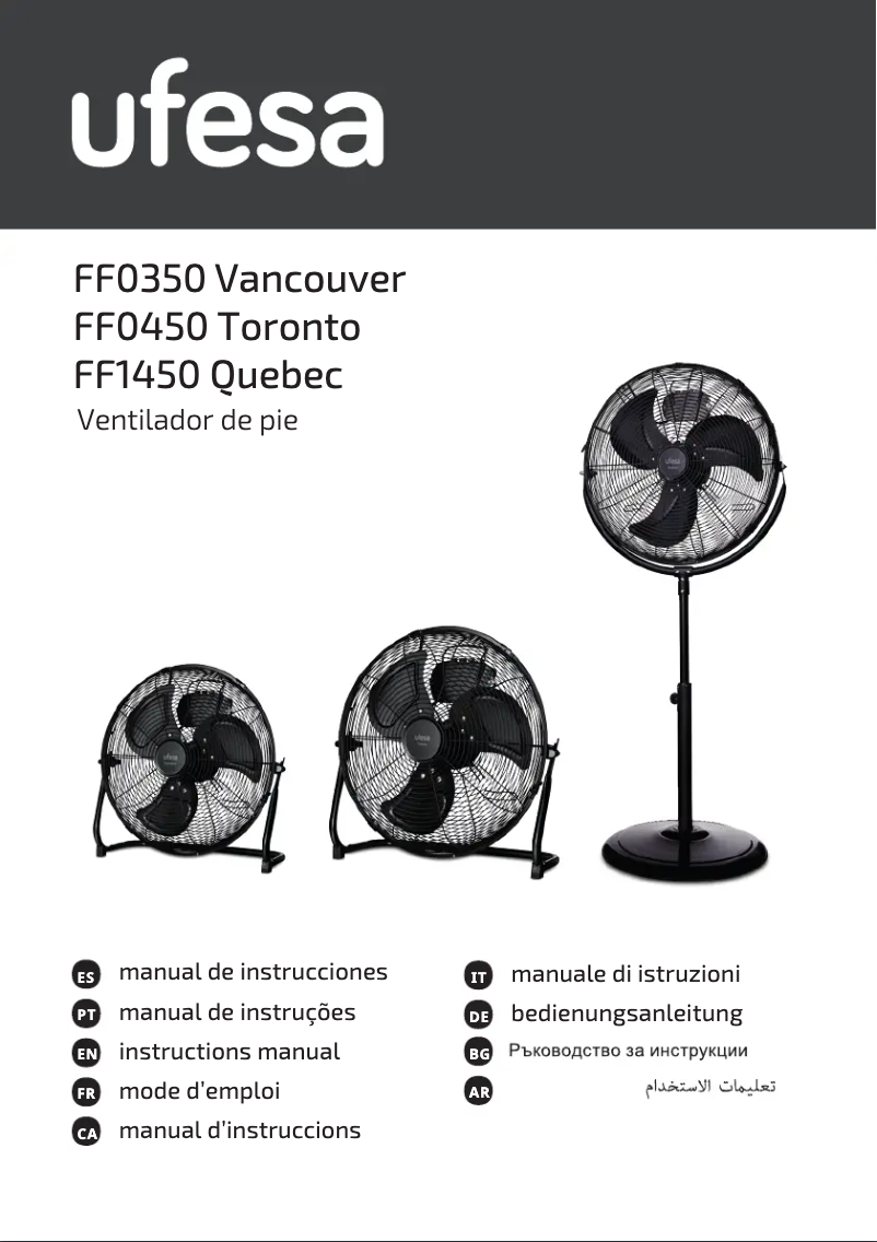 Imagen de la primera página del manual del dispositivo Vancouver