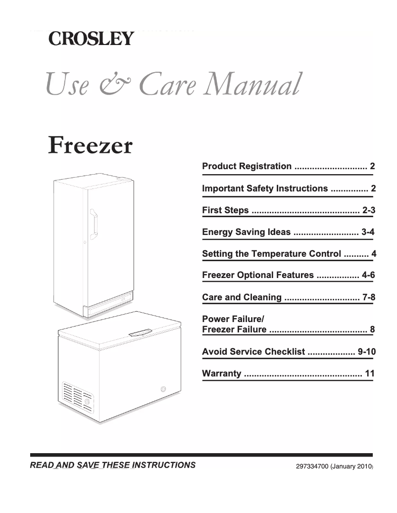 Imagen de la primera página del manual del dispositivo CFUFH21RC