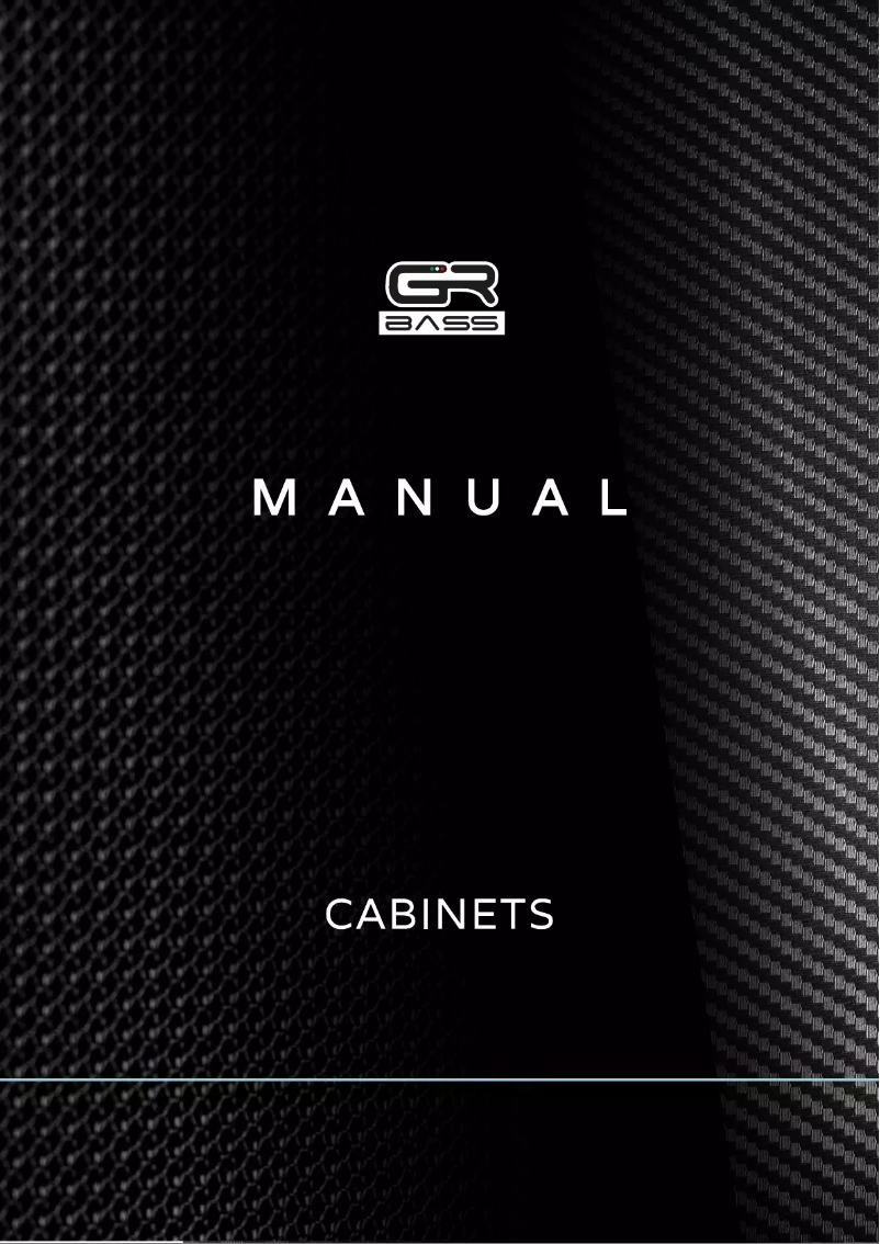 Imagen de la primera página del manual del dispositivo GR110