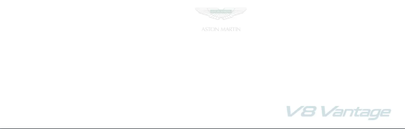 Página 1 del manual Manual de usuario Aston Martin V8 Vantage (2012)