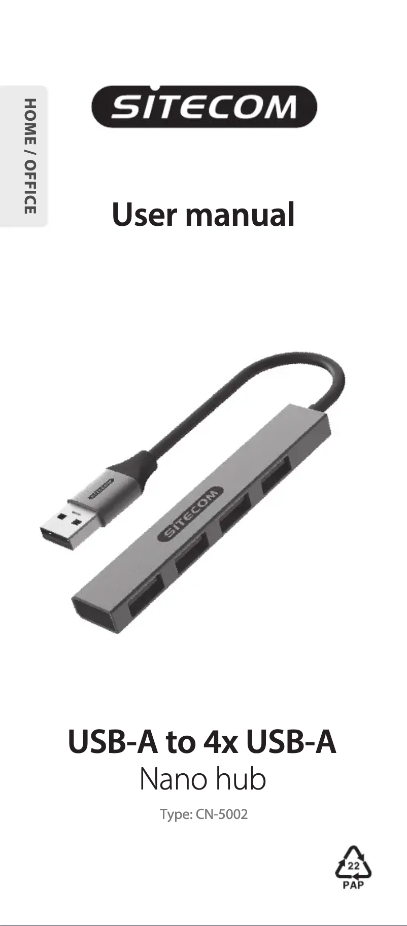 Imagen de la primera página del manual del dispositivo CN-5002