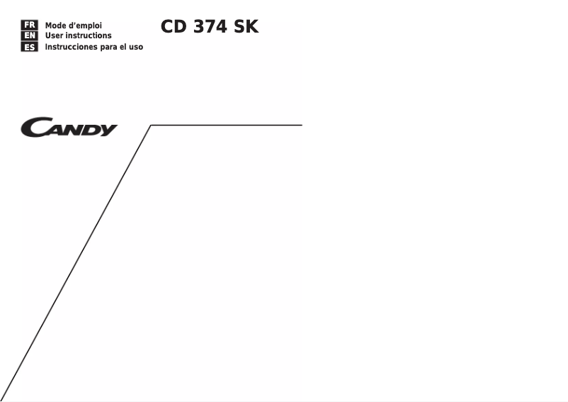 Imagen de la primera página del manual del dispositivo CD 374