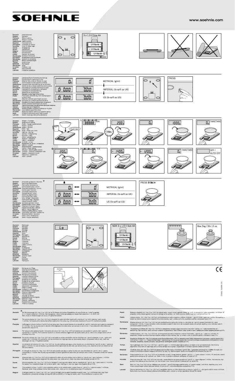 Imagen de la primera página del manual del dispositivo Optica