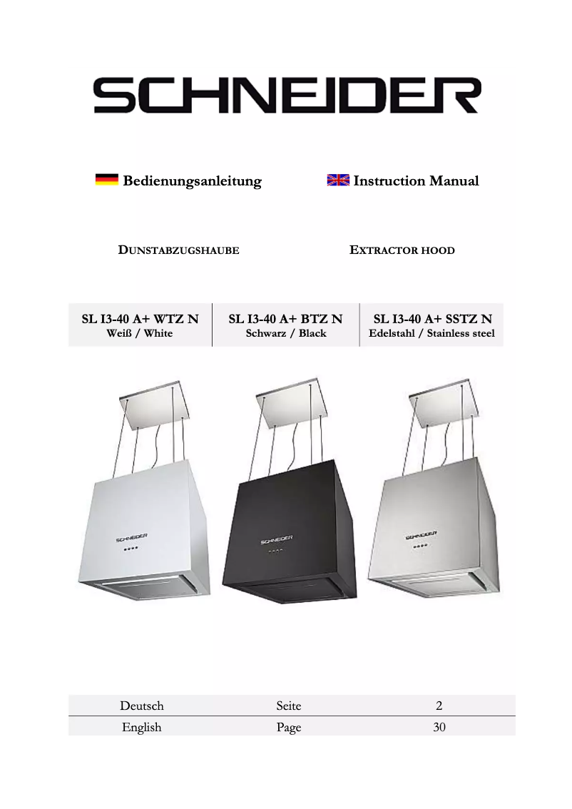 Página 1 del manual Manual de usuario Schneider I3-40 A+ BTZ