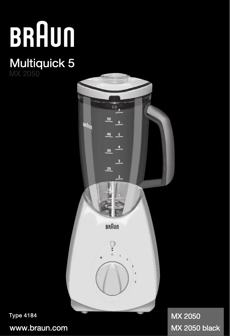 Imagen de la primera página del manual del dispositivo MX 2050 Multiquick 5