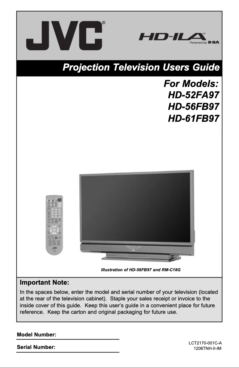 Página 1 del manual Manual de usuario JVC HD-56FB97