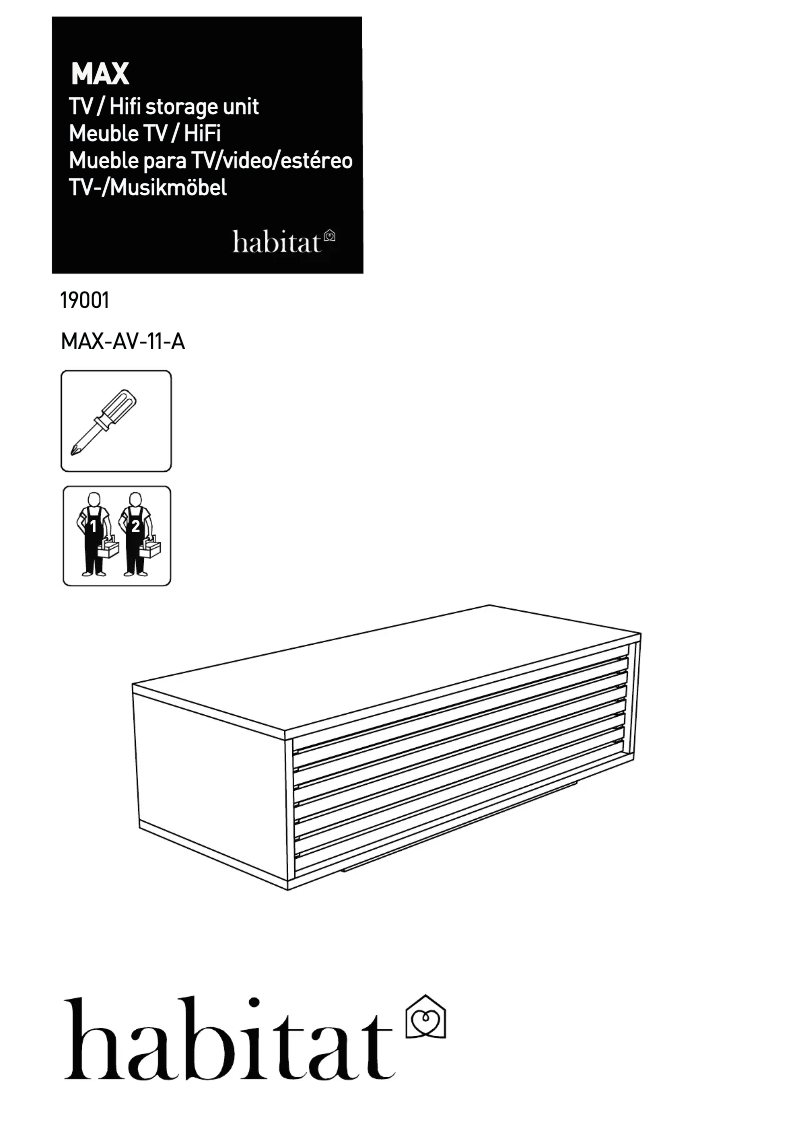 Imagen de la primera página del manual del dispositivo Max