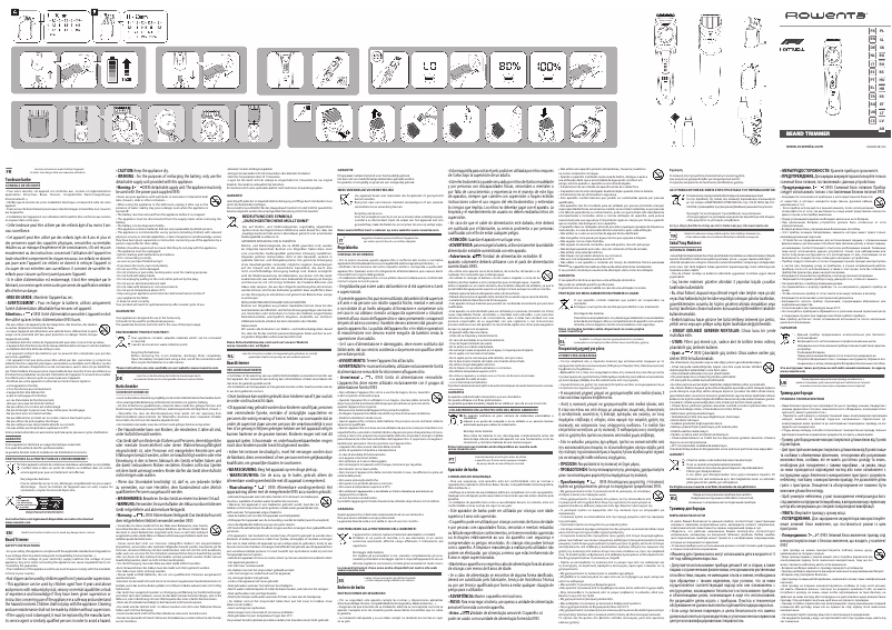 Página nº 1 - Manual de usuario Rowenta Virtuo Formula 1 TN384M