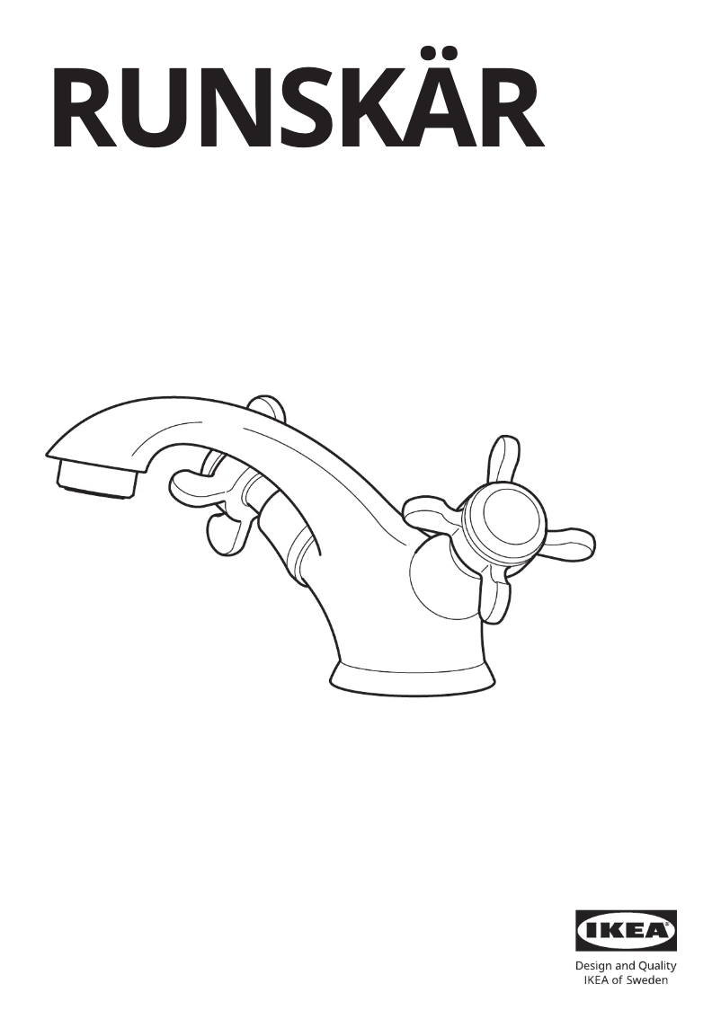 Imagen de la primera página del manual del dispositivo RUNSKÄR 705.331.46