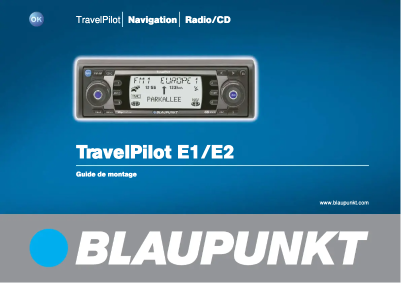 Página 1 del manual Manual de usuario Blaupunkt TravelPilot E2