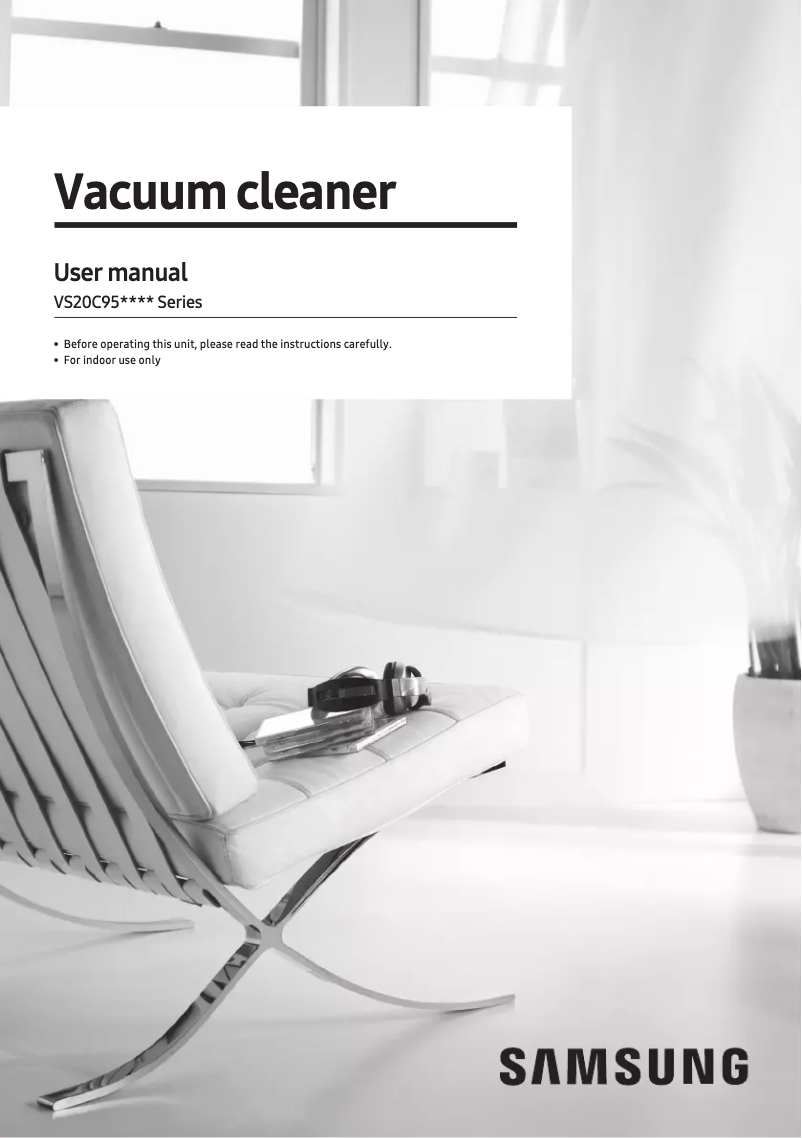 Imagen de la primera página del manual del dispositivo VS20C9544TB