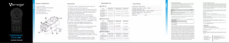 Imagen de la primera página del manual del dispositivo AVR-300