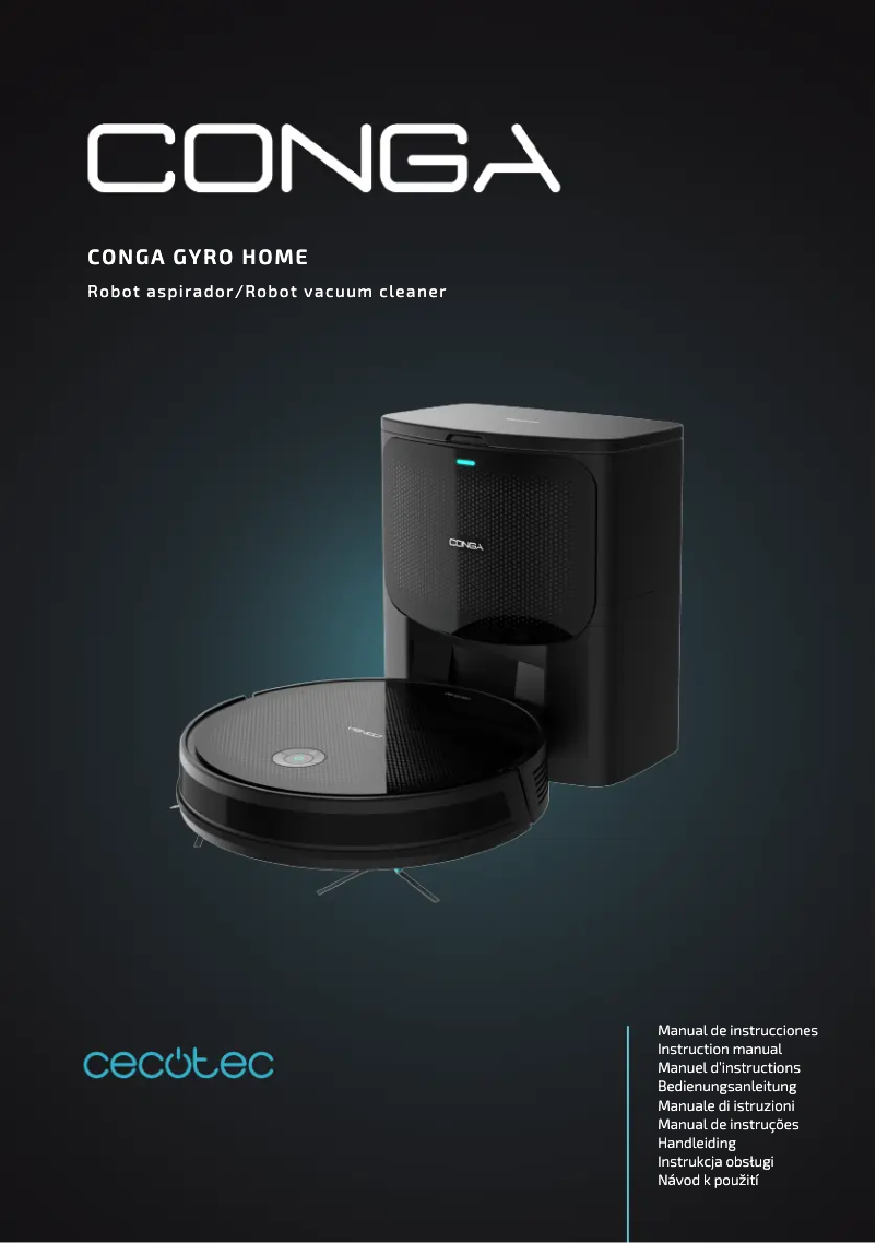 Imagen de la primera página del manual del dispositivo Conga Gyro Home
