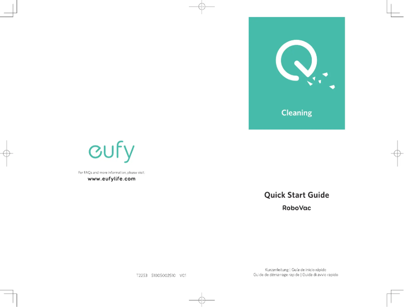 Página 1 del manual Guía de inicio rápido Eufy RoboVac G30 Hybrid