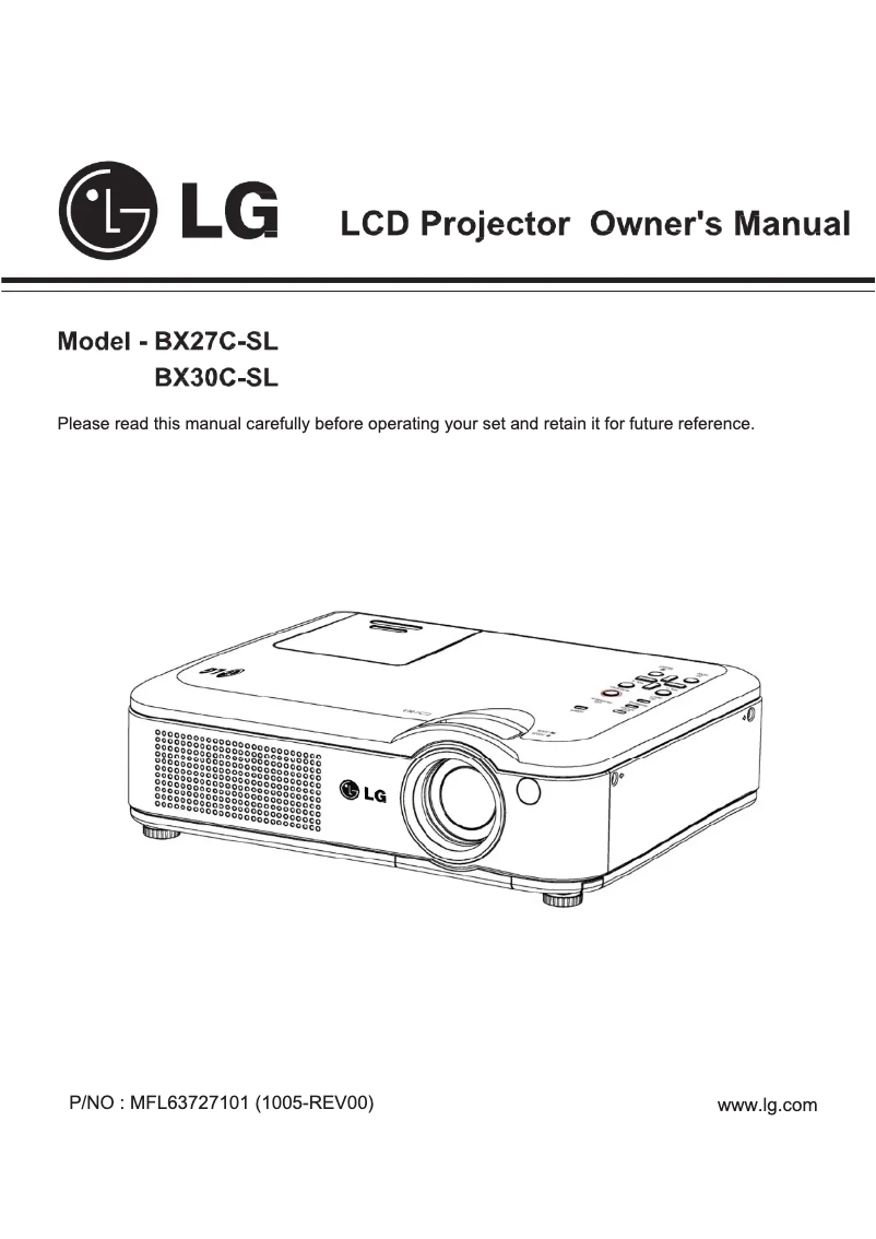 Imagen de la primera página del manual del dispositivo BX27C