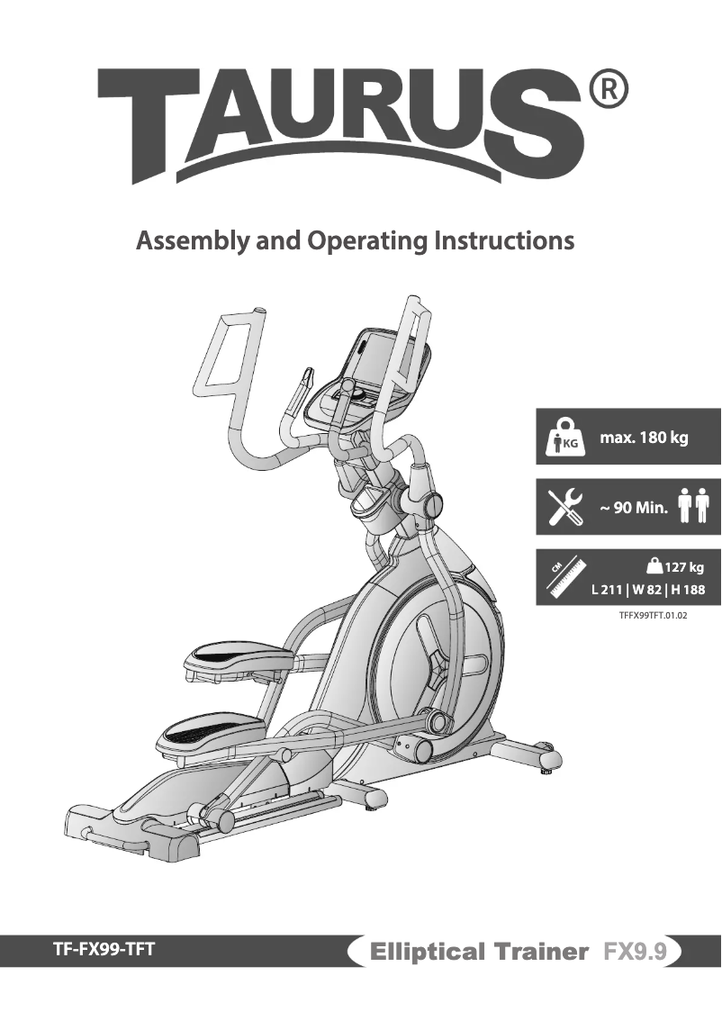 Imagen de la primera página del manual del dispositivo FX9.9 Pro