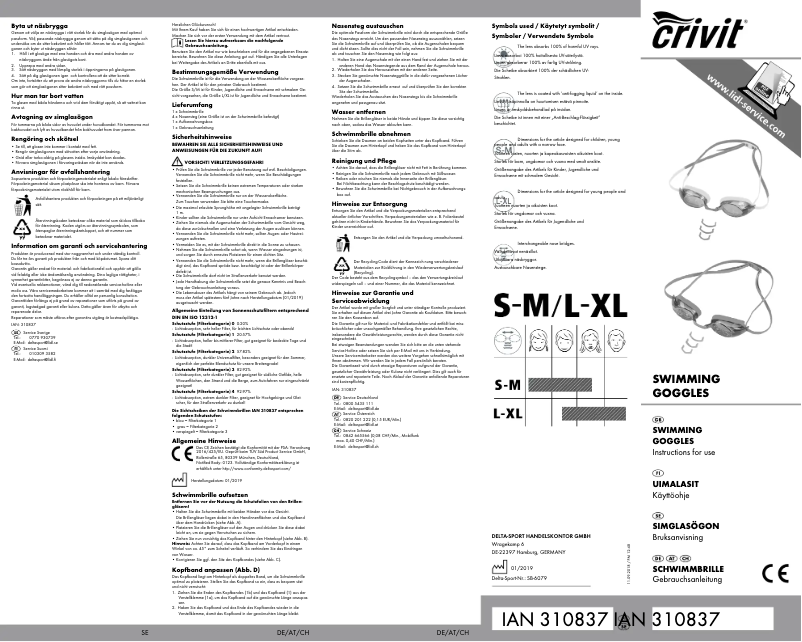 Página nº 1 - Manual de usuario Crivit IAN 310837