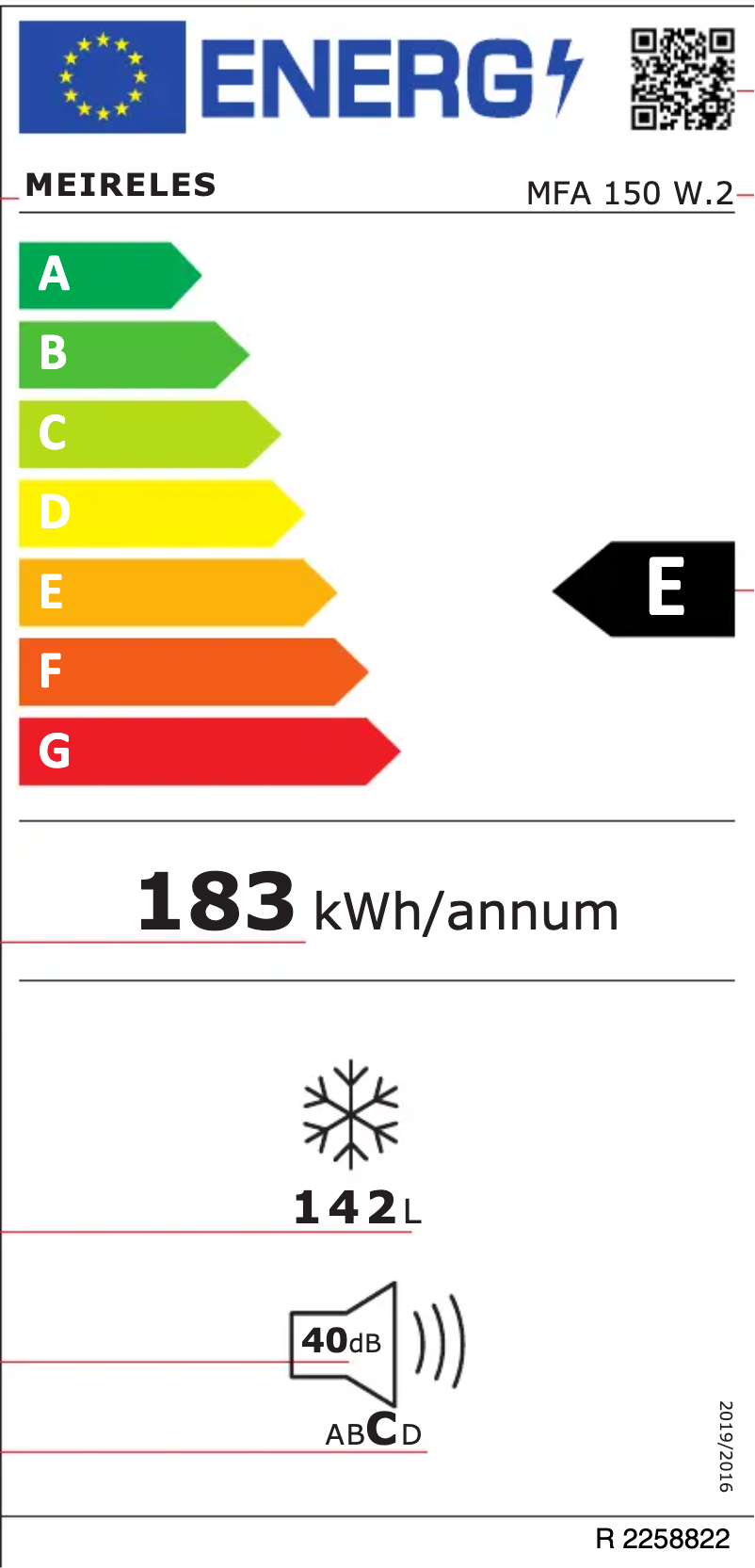 Imagen de la primera página del manual del dispositivo MFA 150 W.2