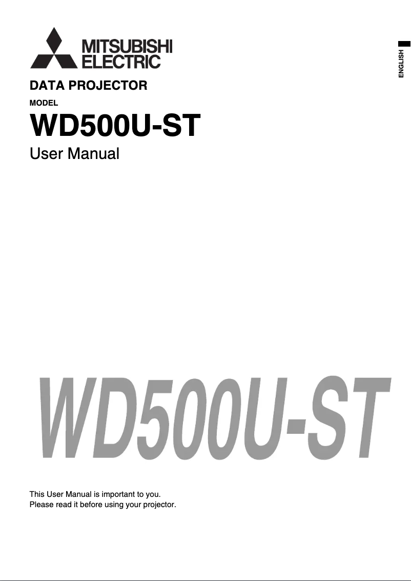 Imagen de la primera página del manual del dispositivo WD500U-ST DLP
