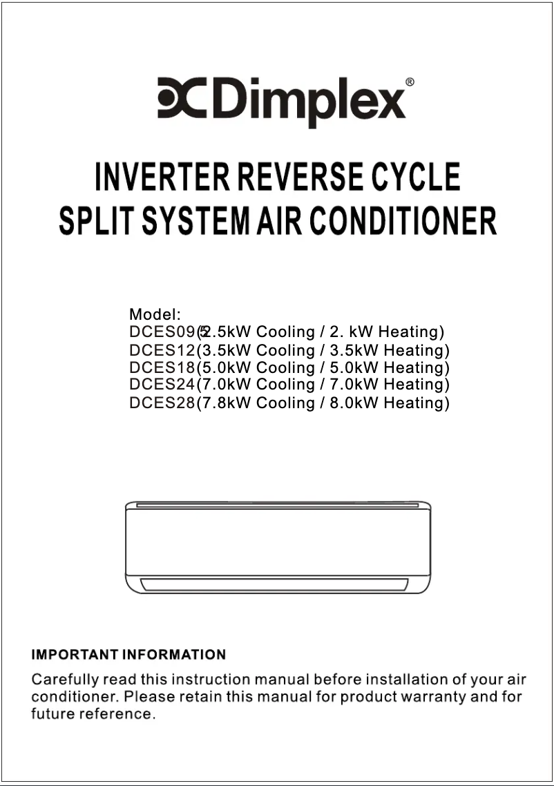 Imagen de la primera página del manual del dispositivo DCES28