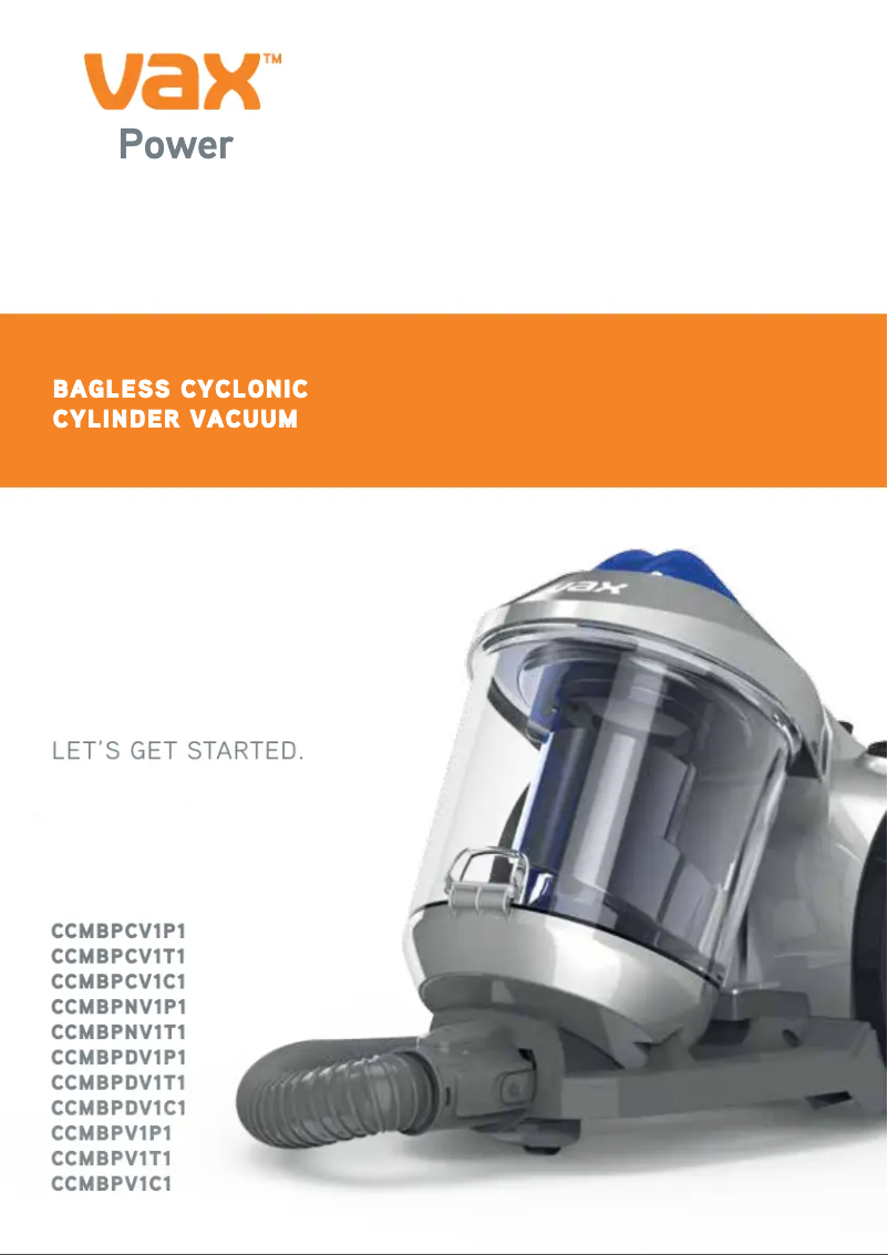 Imagen de la primera página del manual del dispositivo Power CCMBPV1T1