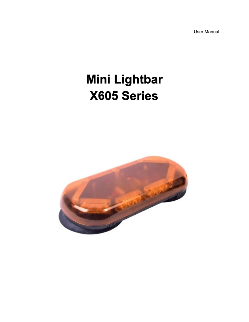 Imagen de la primera página del manual del dispositivo X605-A