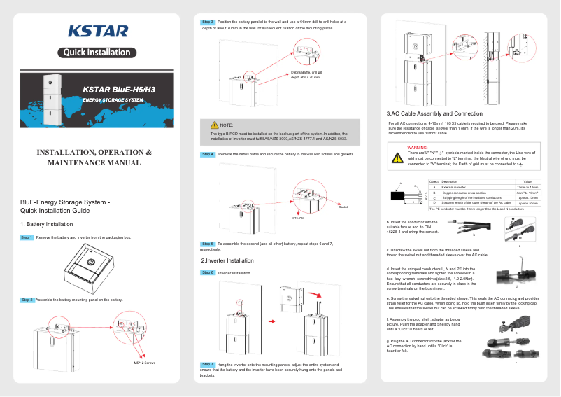 Imagen de la primera página del manual del dispositivo POWERSET30