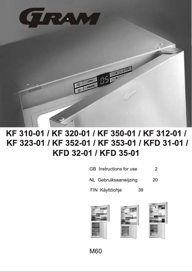 Imagen de la primera página del manual del dispositivo KF 31200G