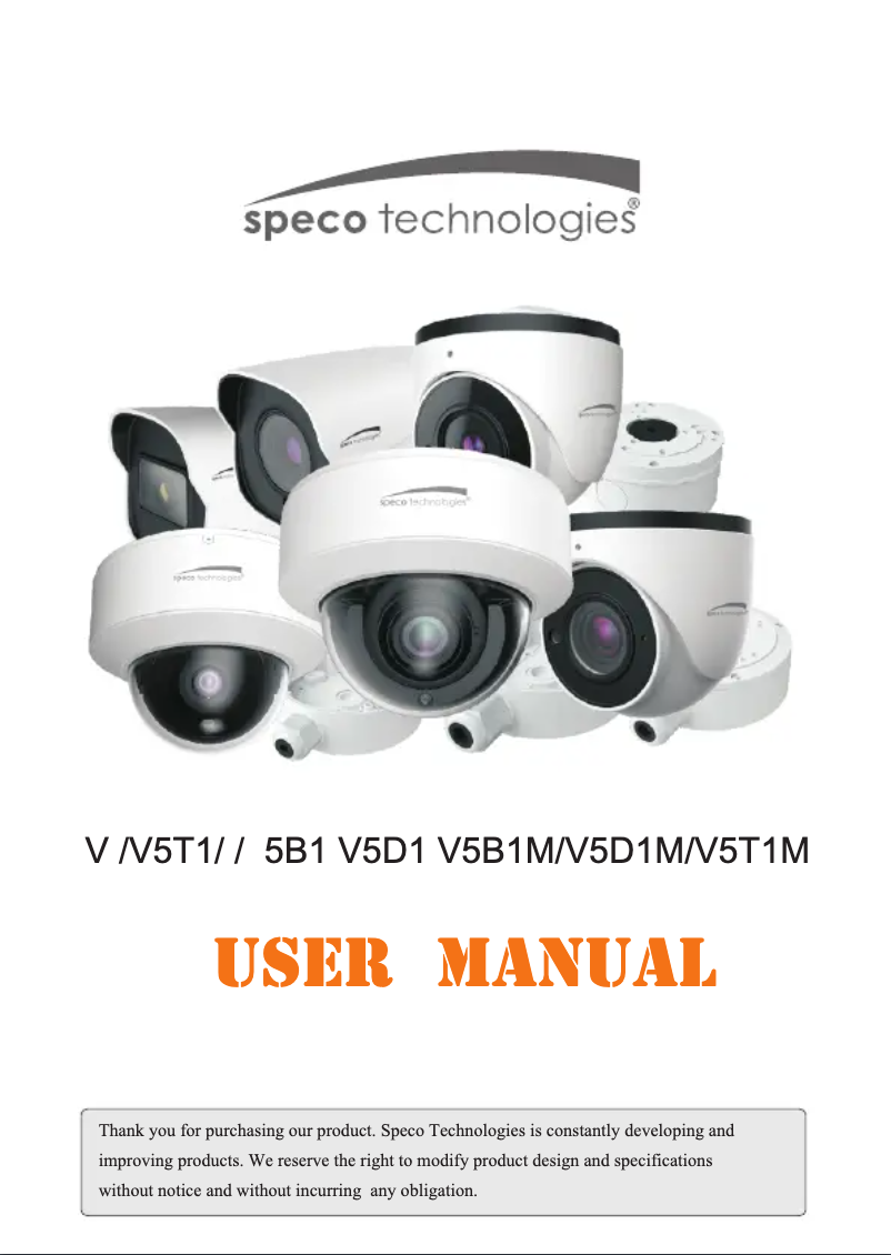 Imagen de la primera página del manual del dispositivo V5T1