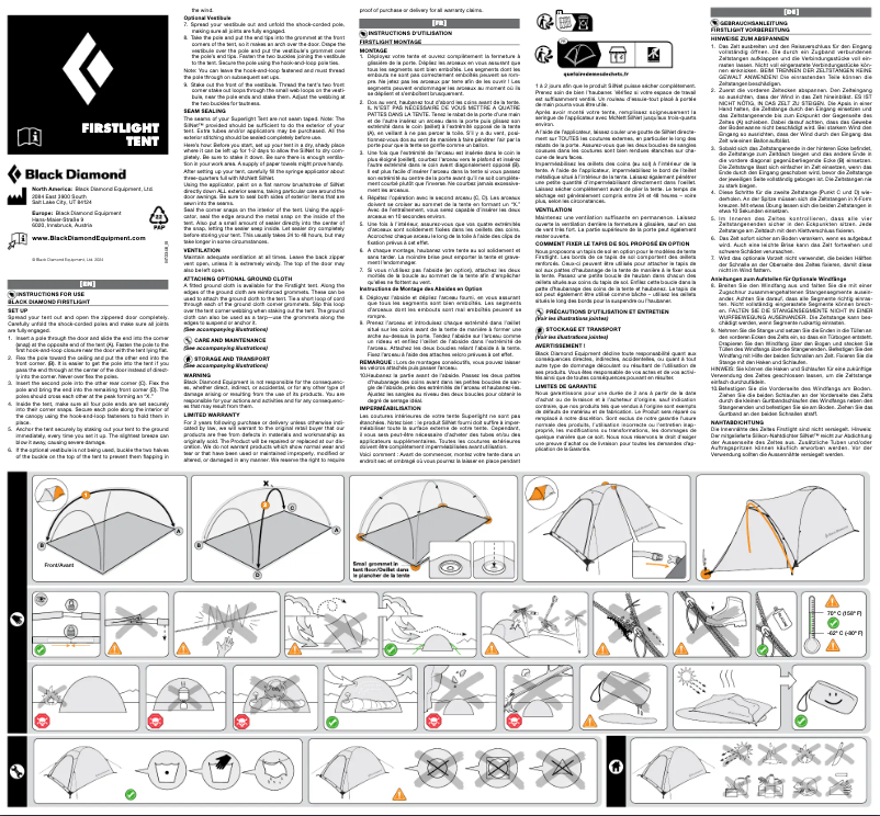 Imagen de la primera página del manual del dispositivo FirstLight 3P