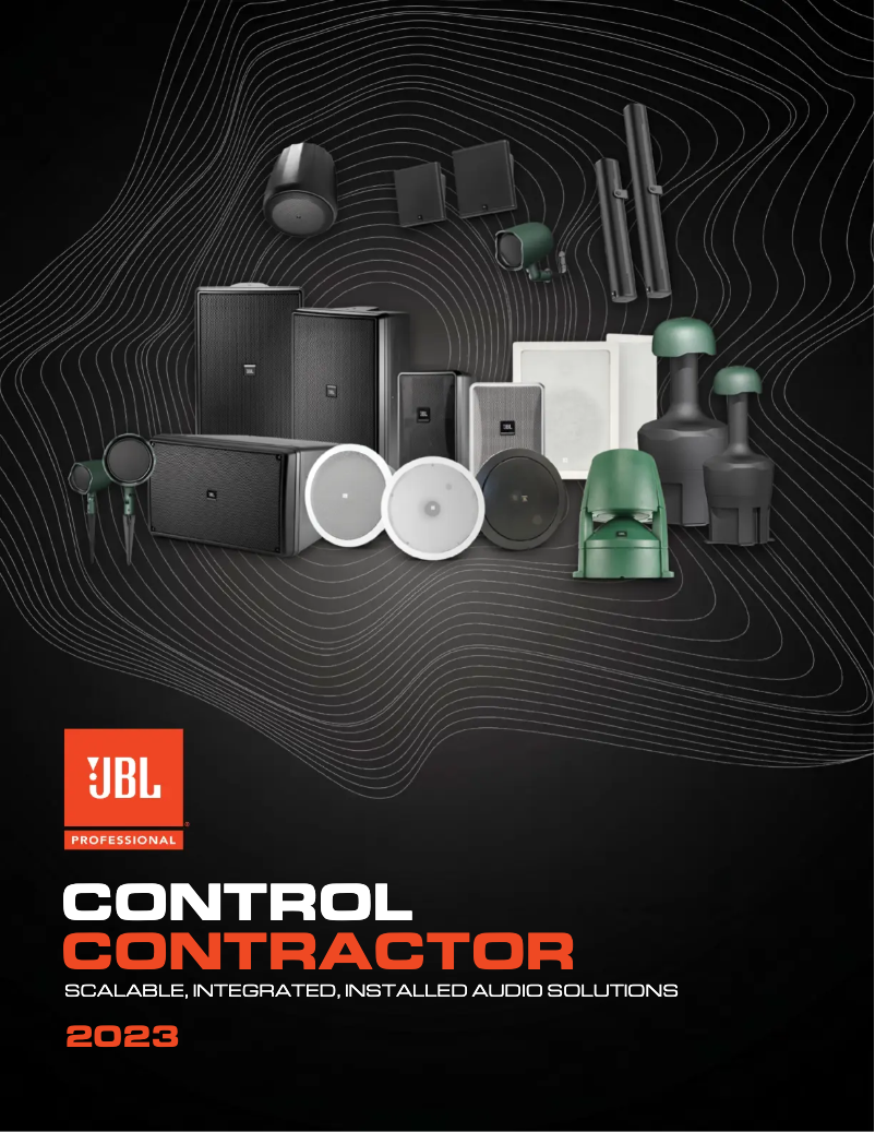 Página 1 del manual Folleto JBL Control 23-1