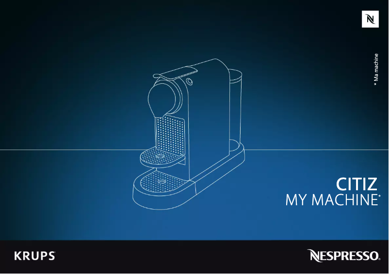 Imagen de la primera página del manual del dispositivo Nespresso Citiz YY2733