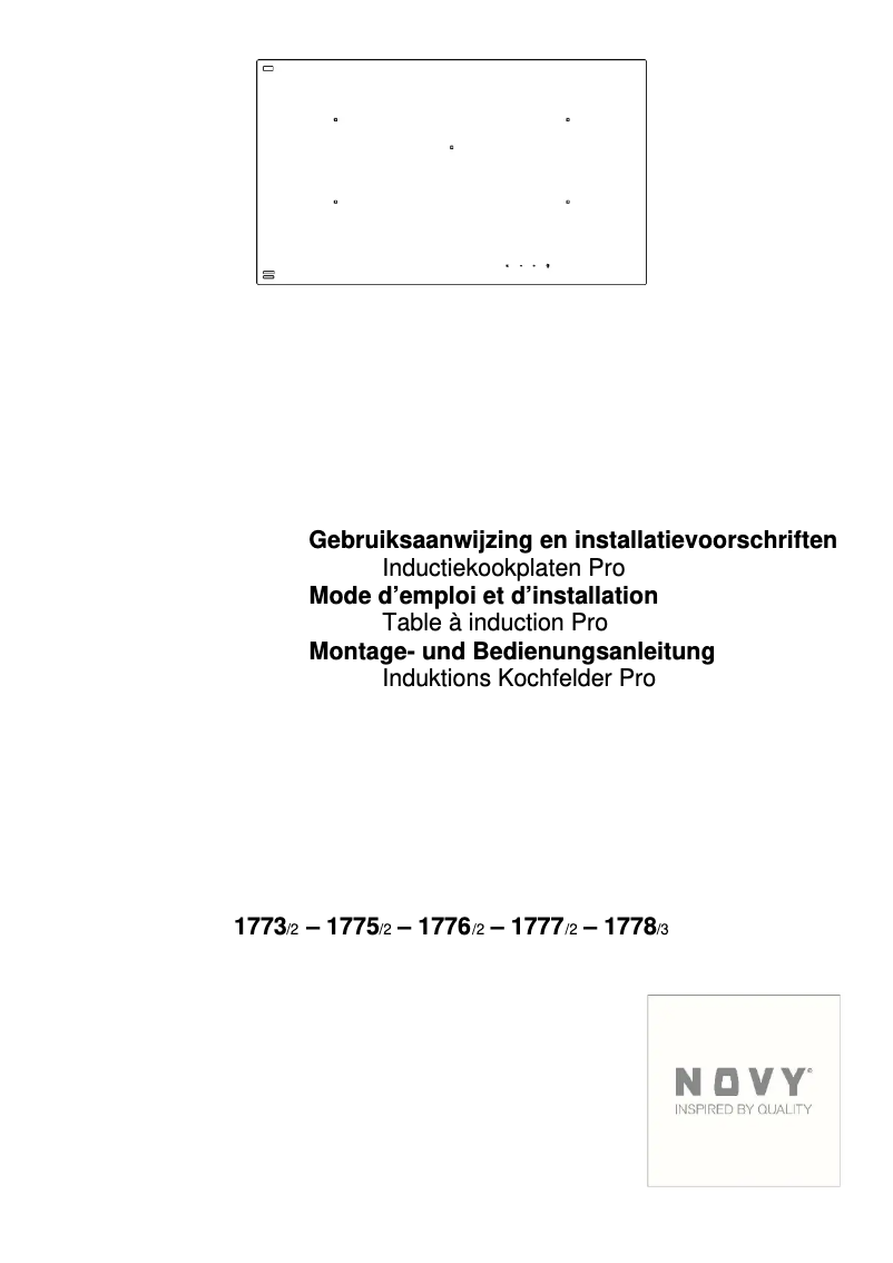 Imagen de la primera página del manual del dispositivo Pro 1776