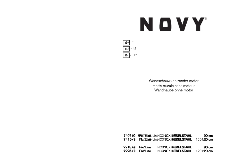 Imagen de la primera página del manual del dispositivo Flat'Line 7415