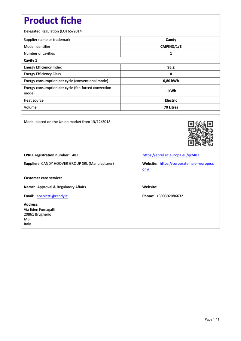 Imagen de la primera página del manual del dispositivo CMFS4X/1/E