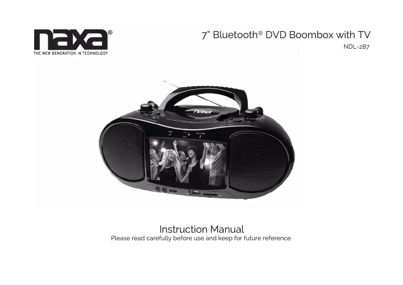 Página nº 1 - Manual de usuario Naxa NDL-287