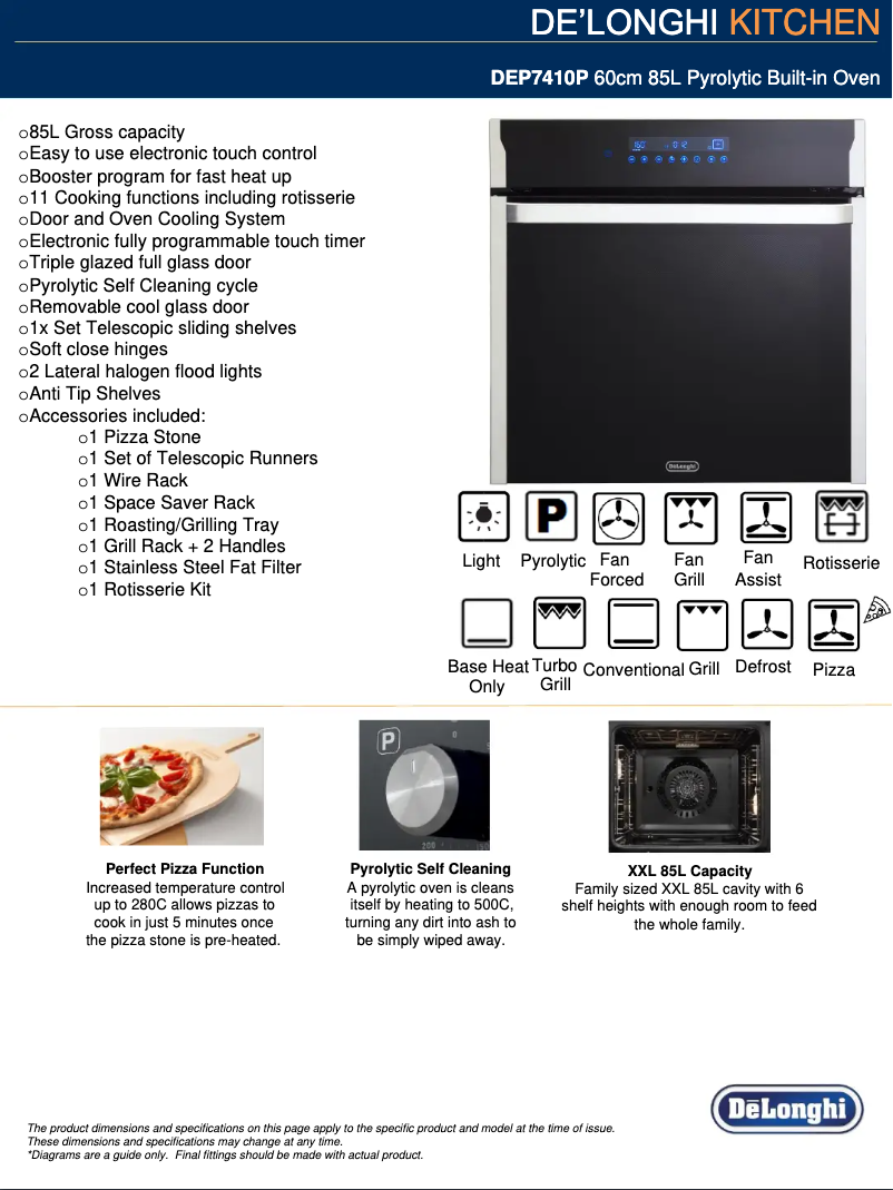 Imagen de la primera página del manual del dispositivo DEP7410P