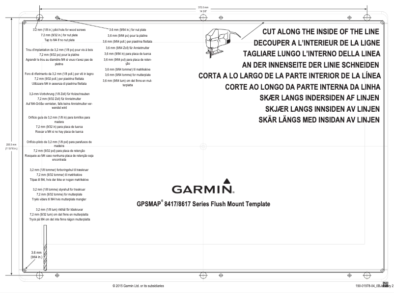 Página 1 del manual Instrucciones / montaje Garmin GPSMAP 8417 MFD