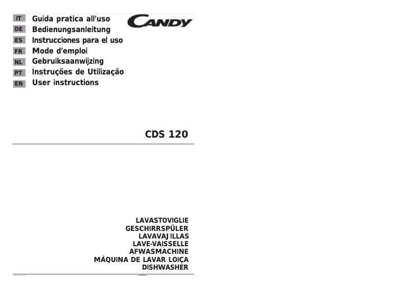 Imagen de la primera página del manual del dispositivo CDS 220