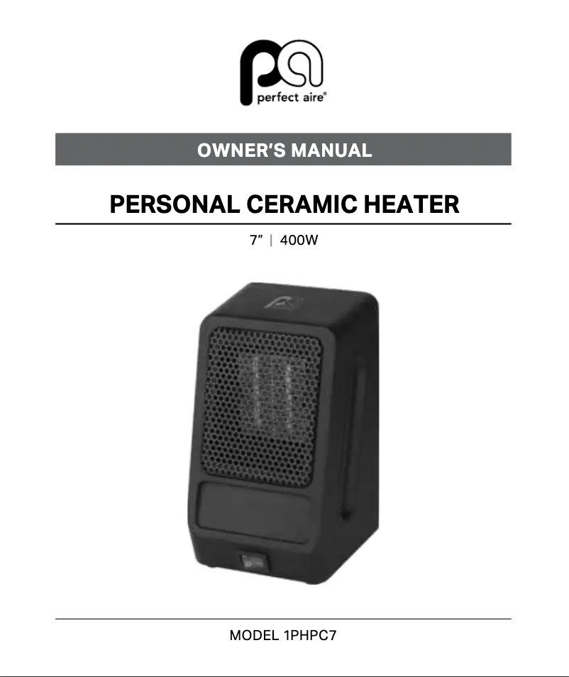 Imagen de la primera página del manual del dispositivo 1PHPC7