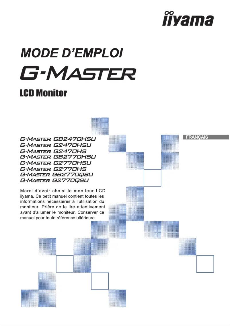 Imagen de la primera página del manual del dispositivo G-Master G2770HS